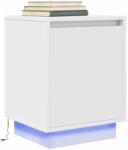 vidaXL Noptiera cu lumini LED alb 38x34x50 cm GartenMobel Dekor (861265)
