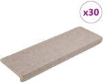 vidaXL Covorase pentru scari, 30 buc. , 65x21x4 cm, margini dreptunghiulare, gri taupe GartenMobel Dekor (3365771) Covor