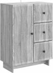 vidaXL Bufet cu sertar Sonoma gri 66 x 34, 5 x 90 cm Lemn prelucrat GartenMobel Dekor (893941) Comoda