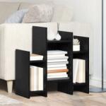 vidaXL Dulap lateral Stejar negru 60 x 26 x 60 cm Lemn compozit GartenMobel Dekor (875133) Comoda