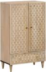 vidaXL Dulap înalt, 60x33x100 cm, lemn masiv de mango GartenMobel Dekor (358278) Comoda