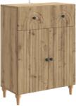 vidaXL Bufet Stejar Artizanal 66 x 34, 5 x 90 cm Lemn prelucrat GartenMobel Dekor (894184) Comoda