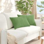 vidaXL Perne pentru canapea 2 pcs Lysegrønn 60 x 40 cm GartenMobel Dekor (42013673)