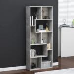 vidaXL Biblioteca, gri beton, 67x24x161 cm, PAL GartenMobel Dekor (801881) Biblioteca