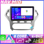 Edotec Navigatie Android Ford Mondeo 2006-2010, 4GB RAM, 64GB, CarPlay, 4G (NAV2-10-4+64|K-MONDEO-AC)