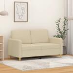 vidaXL Canapea cu 2 locuri, crem, 120 cm, material textil GartenMobel Dekor (359472) Canapea
