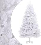 vidaXL Brad de Craciun artificial cu suport si balamale, alb, 270 cm GartenMobel Dekor (357789)