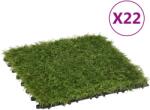 vidaXL Placi de iarba artificiala, 22 buc, verde, 30x30 cm GartenMobel Dekor (149031)