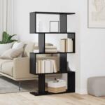 vidaXL Dulap pentru carti Negru 70 x 24 x 129 cm Lemn compozit GartenMobel Dekor (879670) Biblioteca
