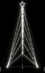 vidaXL Pom de Craciun LED 615 LED-uri Alb Rece 404, 5 cm GartenMobel Dekor (4016421)
