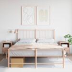 vidaXL Noptiere, 2 buc. , roz, 36x39x50, 5 cm, otel laminat la rece GartenMobel Dekor (843057)