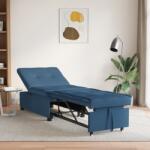vidaXL Canapea extensibila 3 în 1 design cu extensie tesatura albastra GartenMobel Dekor (42008589) Canapea