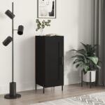 vidaXL Servanta, negru, 34, 5x34x90 cm, lemn compozit GartenMobel Dekor (830453) Comoda