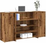 vidaXL Birou de receptie Lemn vechi 180x50x103, 5 cm Lemn prelucrat GartenMobel Dekor (3324176)