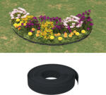 vidaXL Bordura de gradina, negru, 10 m 10 cm, polietilena GartenMobel Dekor (154394)