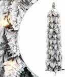 vidaXL Brad de Craciun artificial pre-iluminat 45 LED-uri/zapada 90 cm GartenMobel Dekor (357695)