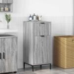 vidaXL Dulap de Baie cu usa sonoma gri 39.5 x 36 x 88 cm Lemn compozit GartenMobel Dekor (883400)