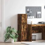 vidaXL Highboard Stejar afumat 31.5 x 32 x 124 cm Lemn compozit GartenMobel Dekor (869350) Comoda