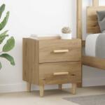 vidaXL Dulap de pat stejar artizanal 40 x 35 x 47.5 cm Lemn compozit GartenMobel Dekor (880551)