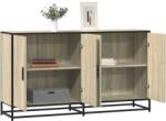 vidaXL Dulap, stejar sonoma, 134x35x76 cm, lemn prelucrat GartenMobel Dekor (3300816) Comoda