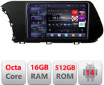 Edotec Navigatie Android Hyundai i20 2020+ Edotec QLED 2K, 16GB RAM, 512GB (KIT-i20+EDT-E810-2K)