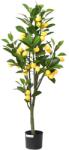vidaXL Lamai artificial 136 frunze 120 cm verde GartenMobel Dekor (4103589)