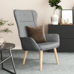 vidaXL Scaun de relaxare, gri deschis, material textil GartenMobel Dekor (341394)