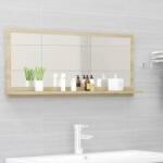 vidaXL Oglinda de baie, stejar sonoma, 90 x 10, 5 x 37 cm, PAL GartenMobel Dekor (804583)