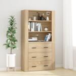vidaXL Dulap înalt, stejar sonoma, lemn prelucrat GartenMobel Dekor (3185394) Comoda