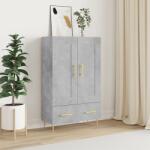 vidaXL Dulap înalt, gri beton, 69, 5x31x115 cm, lemn compozit GartenMobel Dekor (830312) Comoda