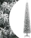 vidaXL Brad de Craciun subtire cu suport si zapada, 300 cm, PVC GartenMobel Dekor (357687)