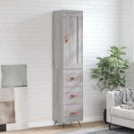 vidaXL Dulap înalt, gri sonoma, 34, 5x34x180 cm, lemn prelucrat GartenMobel Dekor (3200175) Comoda