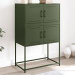 vidaXL Dulap, verde maslina, 68, 5x38, 5x107 cm, otel GartenMobel Dekor (846486) Comoda