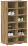 vidaXL Pantofar, Stejar artizanal, 54x34x100, 5 cm, lemn compozit GartenMobel Dekor (855837) Pantofar