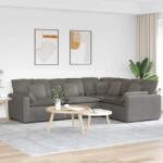vidaXL Canapea modulara cu perne, gri deschis, tesatura velur GartenMobel Dekor (3321167) Canapea