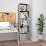 vidaXL Biblioteca/Separator, gri beton, 45x24x159 cm, lemn prelucrat GartenMobel Dekor (800112) Biblioteca
