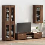 vidaXL Cabinet suspendat Stejar brun 55 x 29 x 100 cm Lemn compozit GartenMobel Dekor (880228)