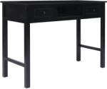 vidaXL Birou, negru, 108x45x76 cm, lemn masiv de paulownia GartenMobel Dekor (338538)