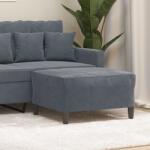 vidaXL Taburet, gri închis, 70x55x41 cm, catifea GartenMobel Dekor (349318)