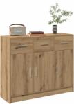 vidaXL Dulap, stejar artizanal, 91x28x75 cm, lemn prelucrat GartenMobel Dekor (855895) Comoda