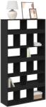vidaXL Biblioteca, negru, 100x33x187, 5 cm, lemn prelucrat GartenMobel Dekor (3309376) Biblioteca
