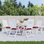 vidaXL Perne de scaun, 6 buc. , vin rosu, 50x50x7 cm, textil oxford GartenMobel Dekor (361536)