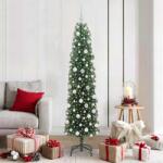 vidaXL Brad de Craciun artificial Verde 180 cm PVC si otel si plastic GartenMobel Dekor (3394946)