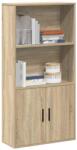vidaXL Biblioteca, stejar sonoma, 60x24x120 cm, lemn prelucrat GartenMobel Dekor (860420) Biblioteca
