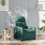 vidaXL Fotoliu rabatabil, verde închis, material textil GartenMobel Dekor (374203)