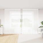 vidaXL Cortina din Dantela cu perdele Alb 260 x 300 cm Poliester GartenMobel Dekor (4107784)