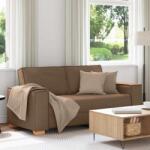vidaXL Canapea cu 2 locuri, maro, 180x78x84 cm, material textil GartenMobel Dekor (4104984) Canapea