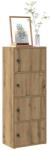 vidaXL Biblioteca, stejar artizanal, 40x24x102 cm, lemn prelucrat GartenMobel Dekor (860381) Biblioteca