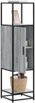 vidaXL Dulap nalt gri Sonoma 35, 5x35x139 cm lemn prelucrat GartenMobel Dekor (849037) Comoda