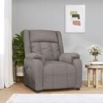 vidaXL Fotoliu rabatabil electric, gri taupe, material textil GartenMobel Dekor (3143575)